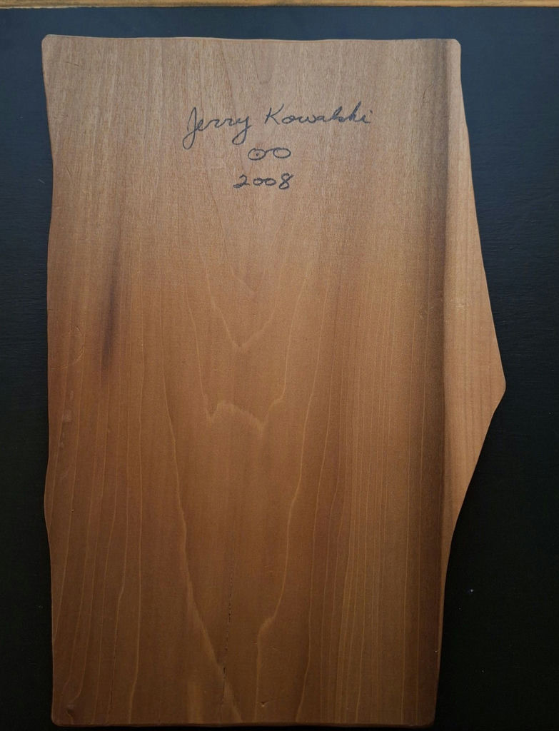 Hand-Carved Wooden Cowboy Wall Plaque, SIGNED - image 6 of 6