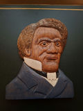 Hand-Carved Wooden Frederick Douglass Portrait Plaque - thumbnail 1 of 7