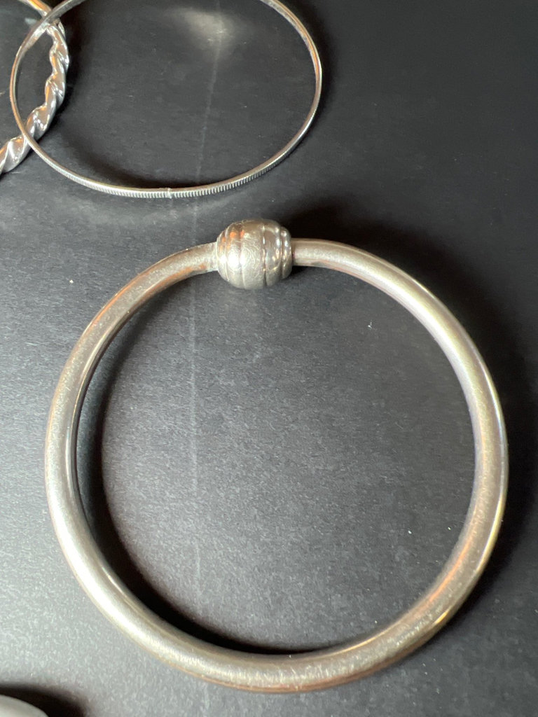 Assorted metal bracelets and bangles - image 2 of 5