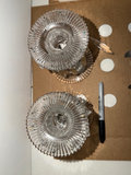 Crystal candle holders with hanging prisms, candles, More  - thumbnail 2 of 6