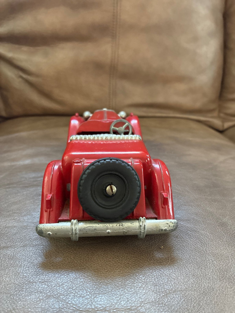 Red Hubley Kiddie Toy Roadster - image 5 of 6