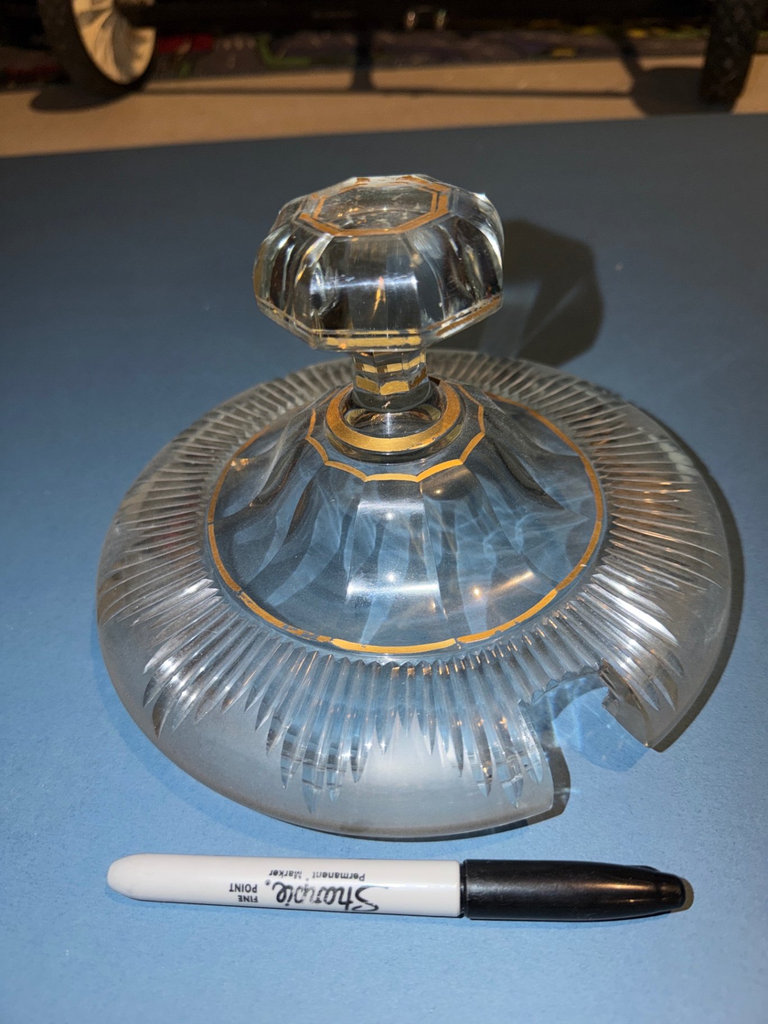 Cobalt blue Serving Platter and Bowl, More - image 3 of 8