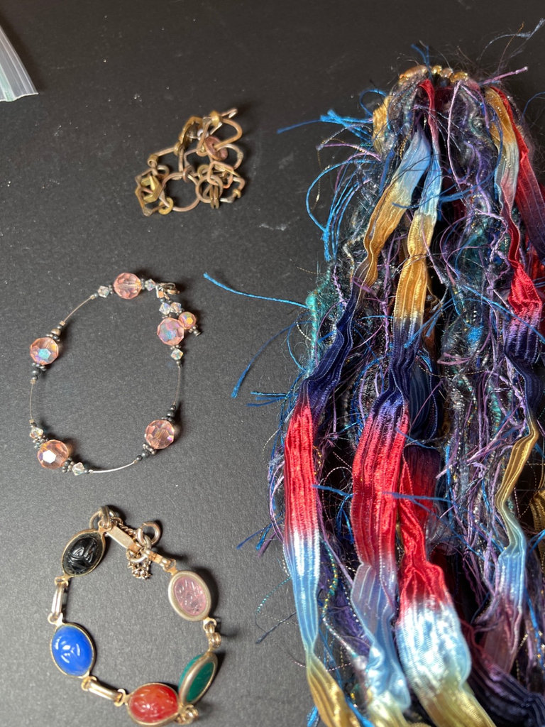 Assorted Jewelry Collection with Beaded Bracelets, Pendants, and Watch Band - image 5 of 7