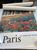 Vintage French travel posters featuring Lafayette, Paris Jardin des Tuileries, and Île-de-France châteaux - thumbnail 3 of 10