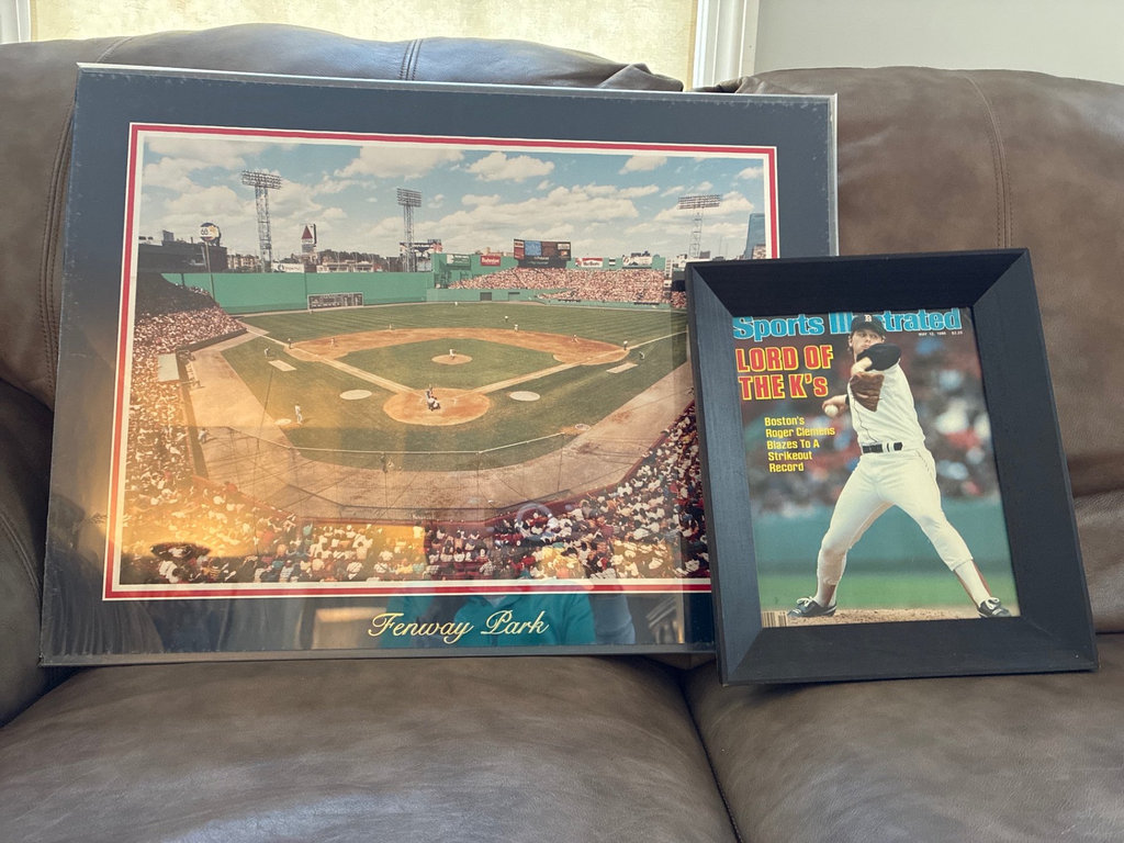 Framed Fenway Park print and Sports Illustrated cover - image 1 of 7