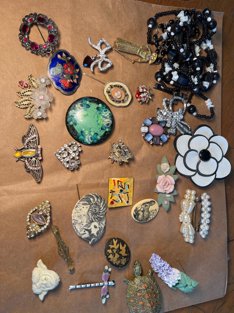 Assorted vintage and modern costume jewelry - image 1 of 10
