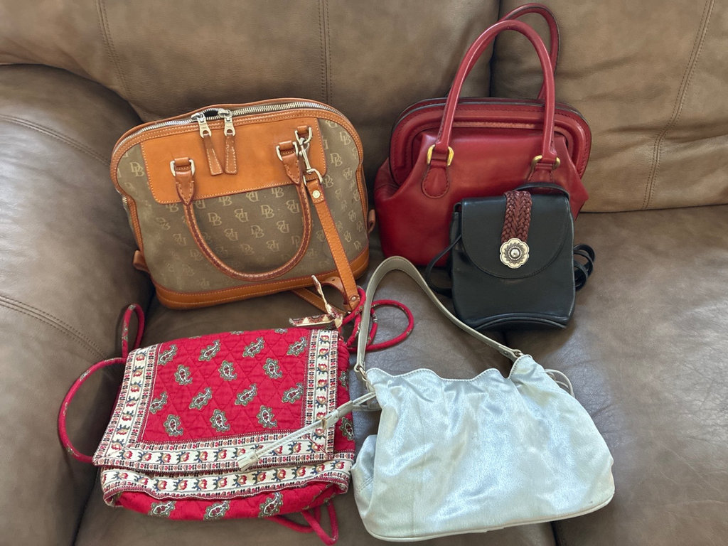 Collection of women's handbags and purses - image 1 of 20