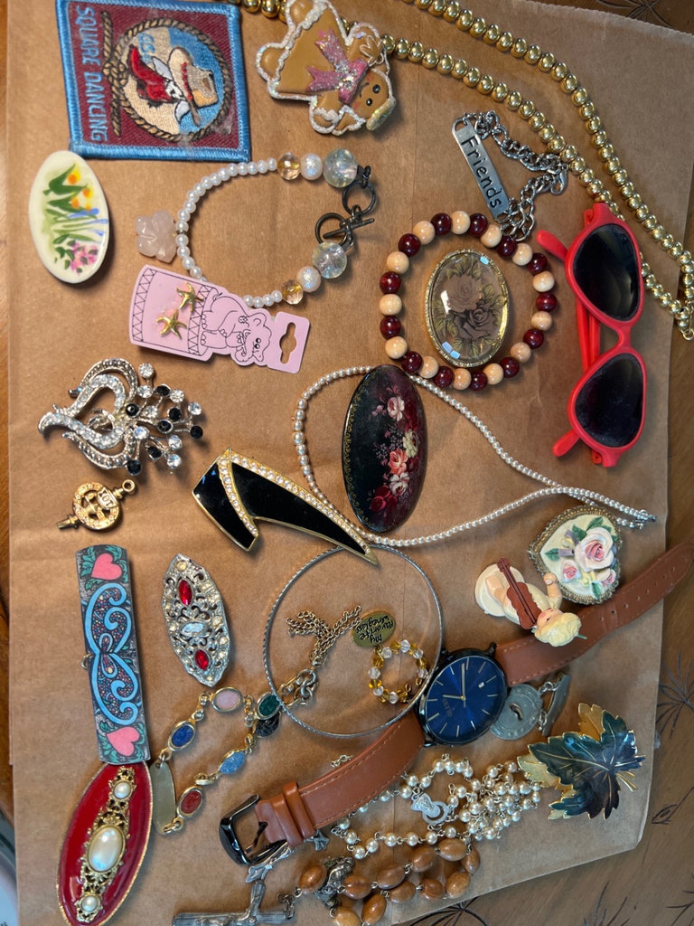 Assorted Vintage Costume Jewelry and Accessories - image 1 of 13
