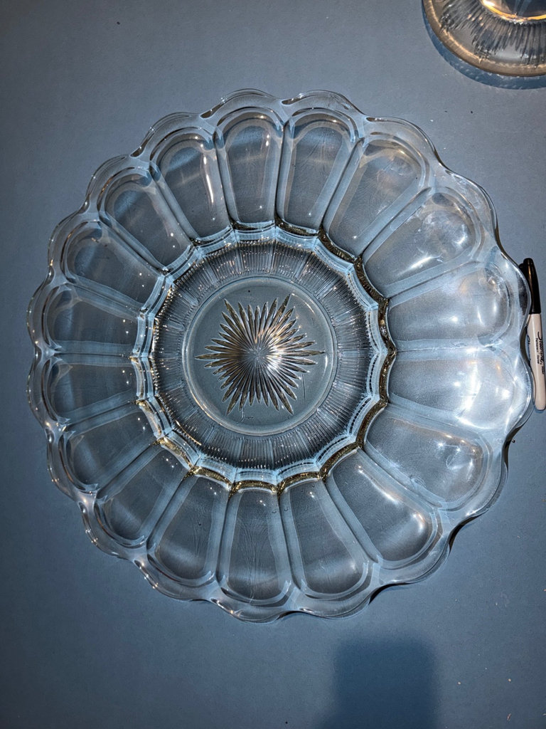 Cobalt blue Serving Platter and Bowl, More - image 2 of 8