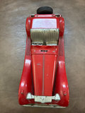 Red Hubley Kiddie Toy Roadster - thumbnail 2 of 6