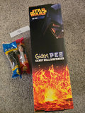 Giant Star Wars PEZ Candy Roll Dispenser with R2-D2 plus smallest Star Wars Pez. - thumbnail 9 of 11