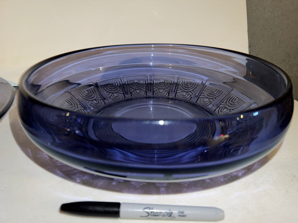 Cobalt blue Serving Platter and Bowl, More - image 8 of 8