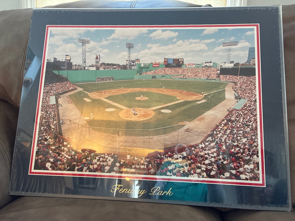 Framed Fenway Park print and Sports Illustrated cover - image 2 of 7