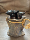 Set of decorative ceramic animal figurines - thumbnail 8 of 12