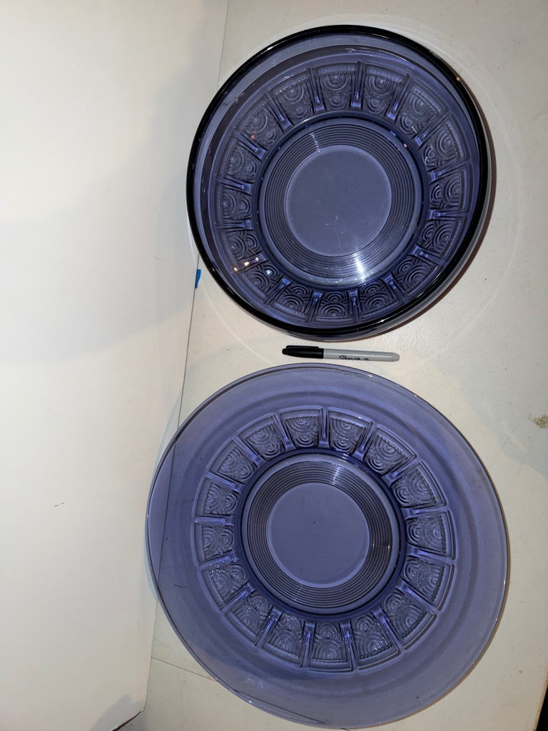 Cobalt blue Serving Platter and Bowl, More - image 6 of 8
