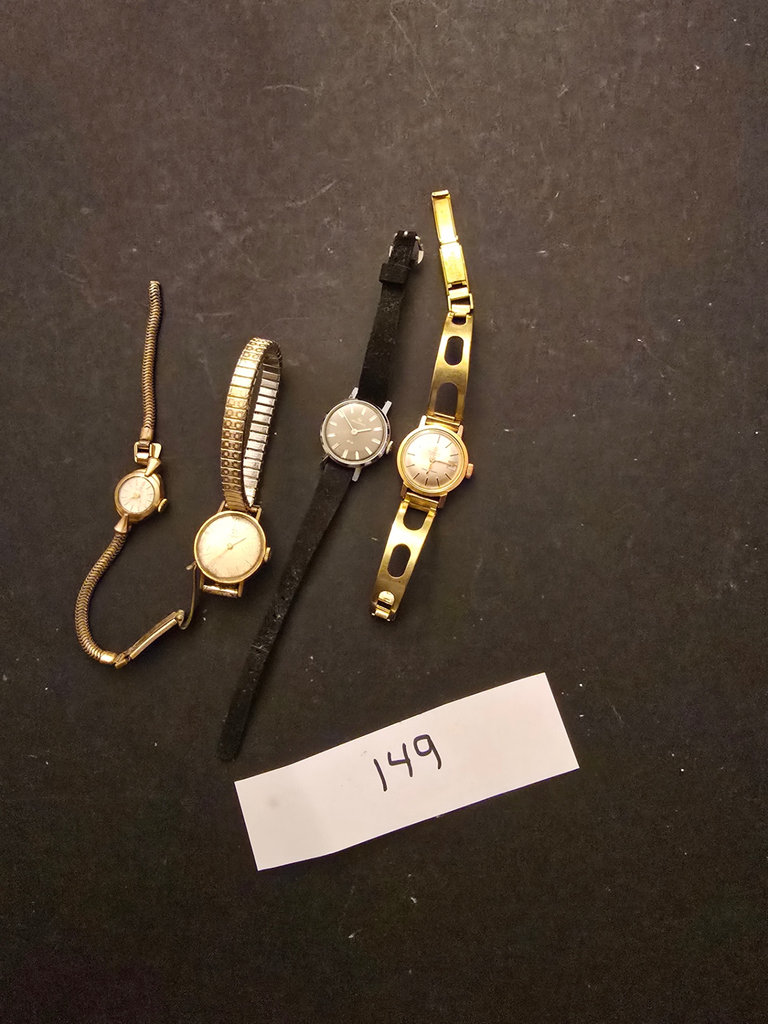 Assorted gold and gold-tone vintage watches and bracelets - image 1 of 15