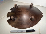 Assorted ceramic pottery pieces, Wood Bowl - thumbnail 10 of 10