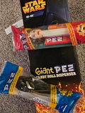 Giant Star Wars PEZ Candy Roll Dispenser with R2-D2 plus smallest Star Wars Pez. - thumbnail 10 of 11