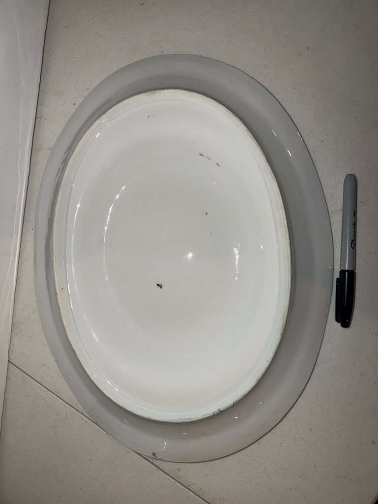 Floral porcelain tureen, Platters  - image 12 of 12