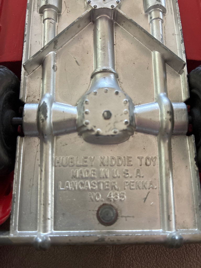 Red Hubley Kiddie Toy Roadster - image 4 of 6
