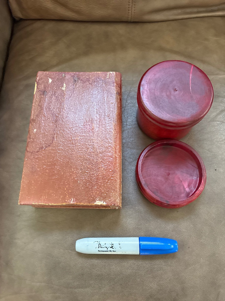 Assorted vintage trinket boxes and decorative tins - image 13 of 13