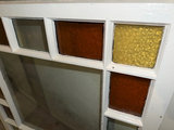White framed stained-glass window - thumbnail 2 of 4