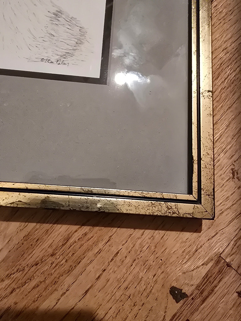 Framed Cat Artwork - one signed and one with COA - image 10 of 14