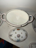 Floral porcelain tureen, Platters  - thumbnail 1 of 12