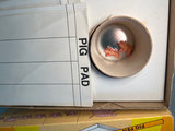 Vintage Clown toy, Puzzler puzzles, Pocket Waterfuls game, and Pig Pad notepad - thumbnail 10 of 10