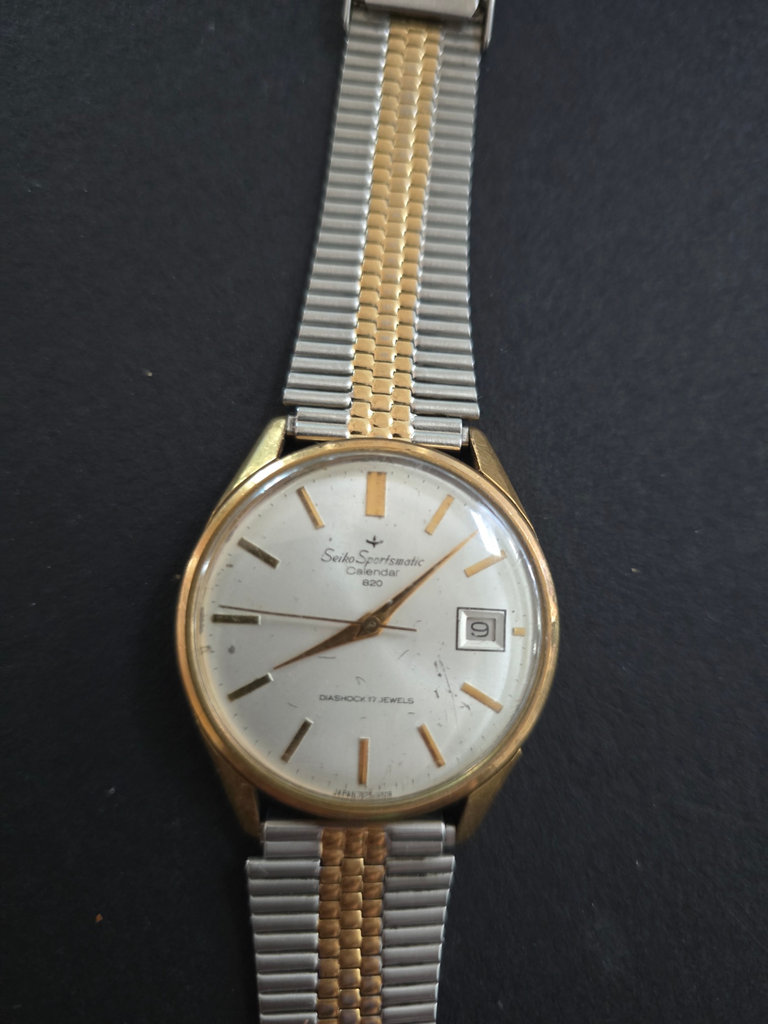 Seiko Sportsmatic Calendar 820 wristwatch with two-tone bracelet - image 3 of 8