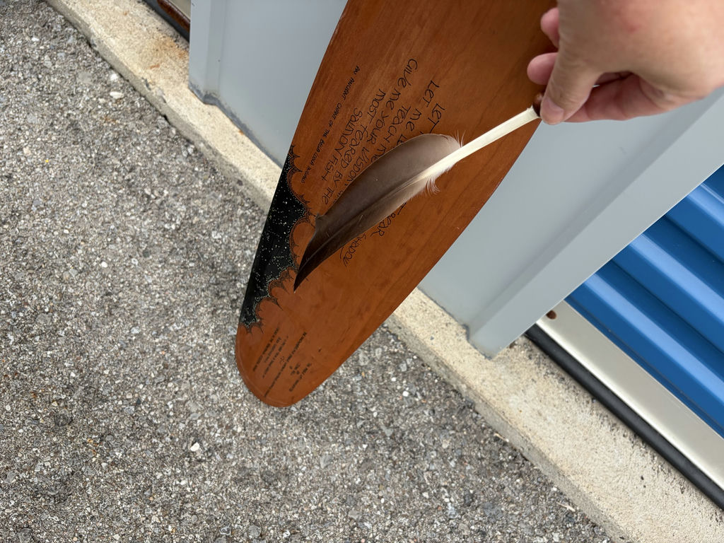 Indigenous Art Paddle By Canadian John Doherty - image 9 of 10