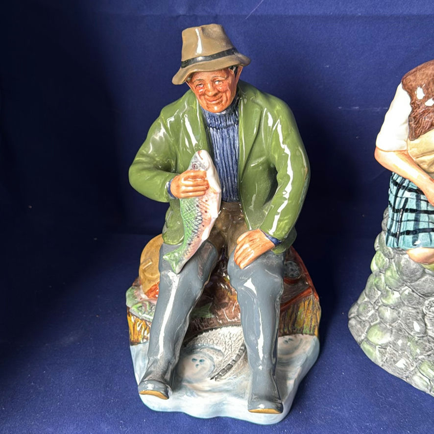 Royal Doulton "A Good Catch" and "The Piper" - image 3 of 10