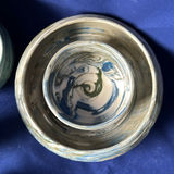 Collection of Marbled Pottery Bowls, Plate, Pitcher, and Vases - thumbnail 7 of 23