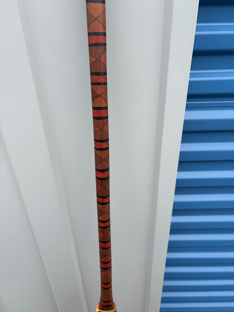 Indigenous Art Paddle By Canadian John Doherty - image 2 of 10