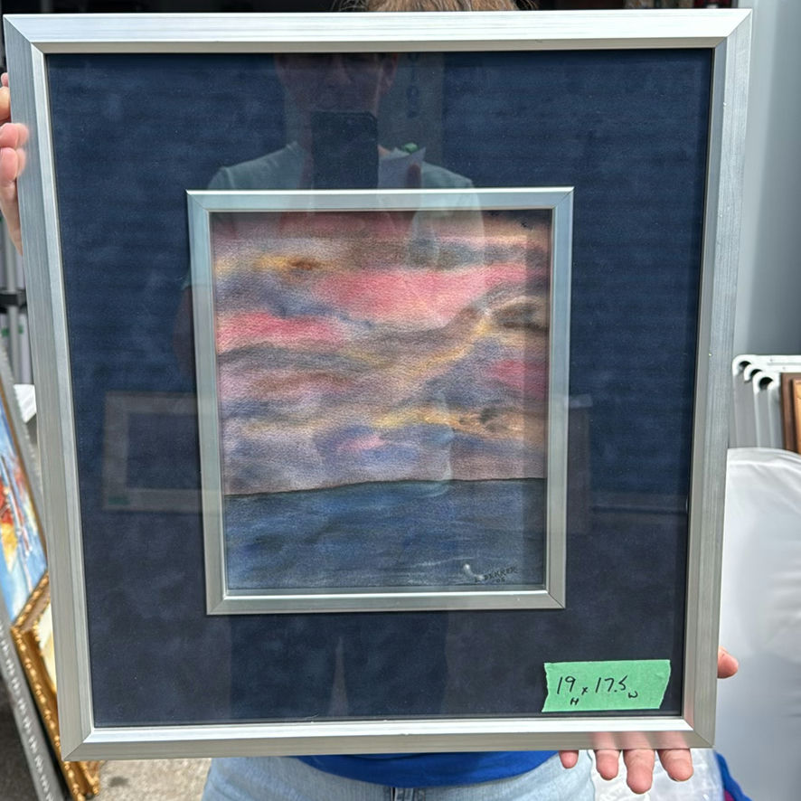 Landscape Watercolour Northern Lights - image 1 of 4