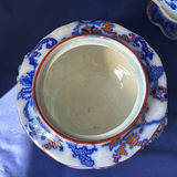 Victorian Flow Blue Porcelain - thumbnail 5 of 20