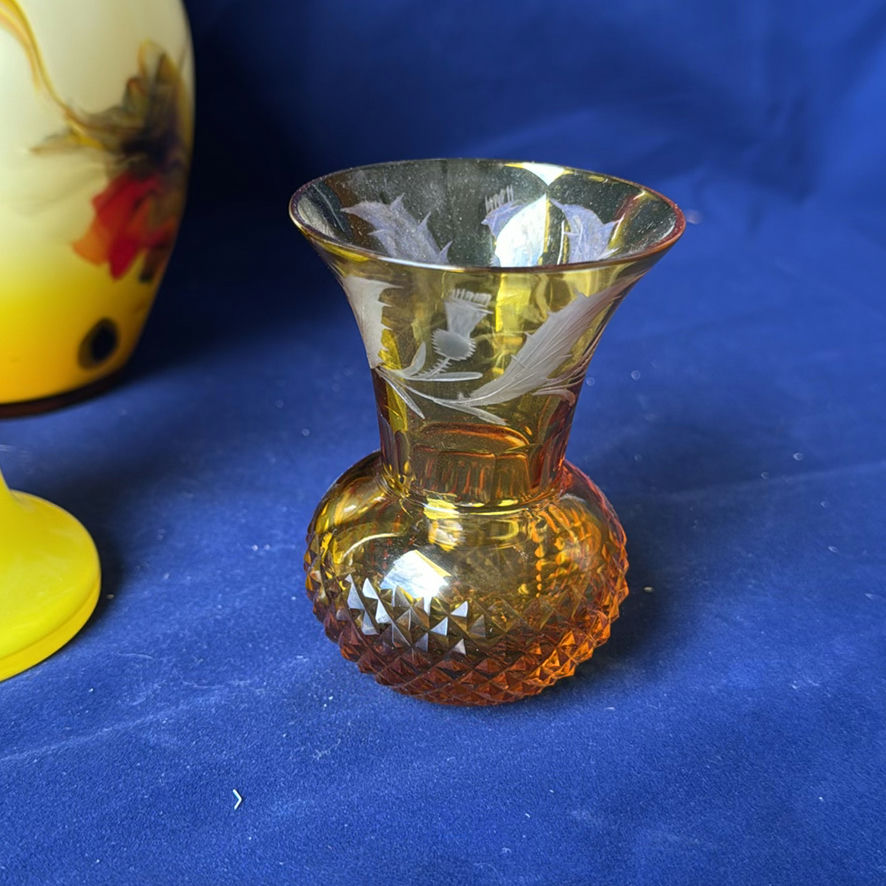 Yellow/Orange Glass Decor - image 8 of 18