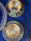 Antique Elite Works Limoges Cobalt Blue Heavy Gold Encrusted 11-Pc Service - thumbnail 6 of 19