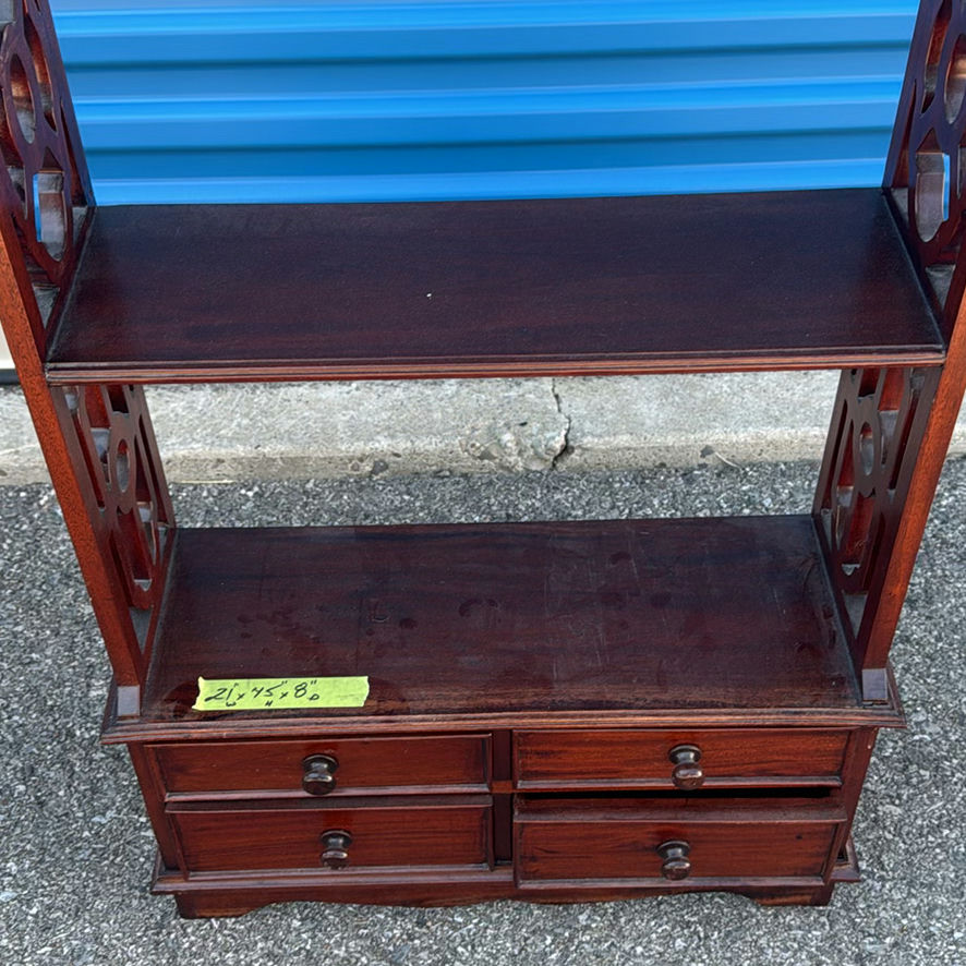 Wooden Shelving Unit with Drawers - image 5 of 8