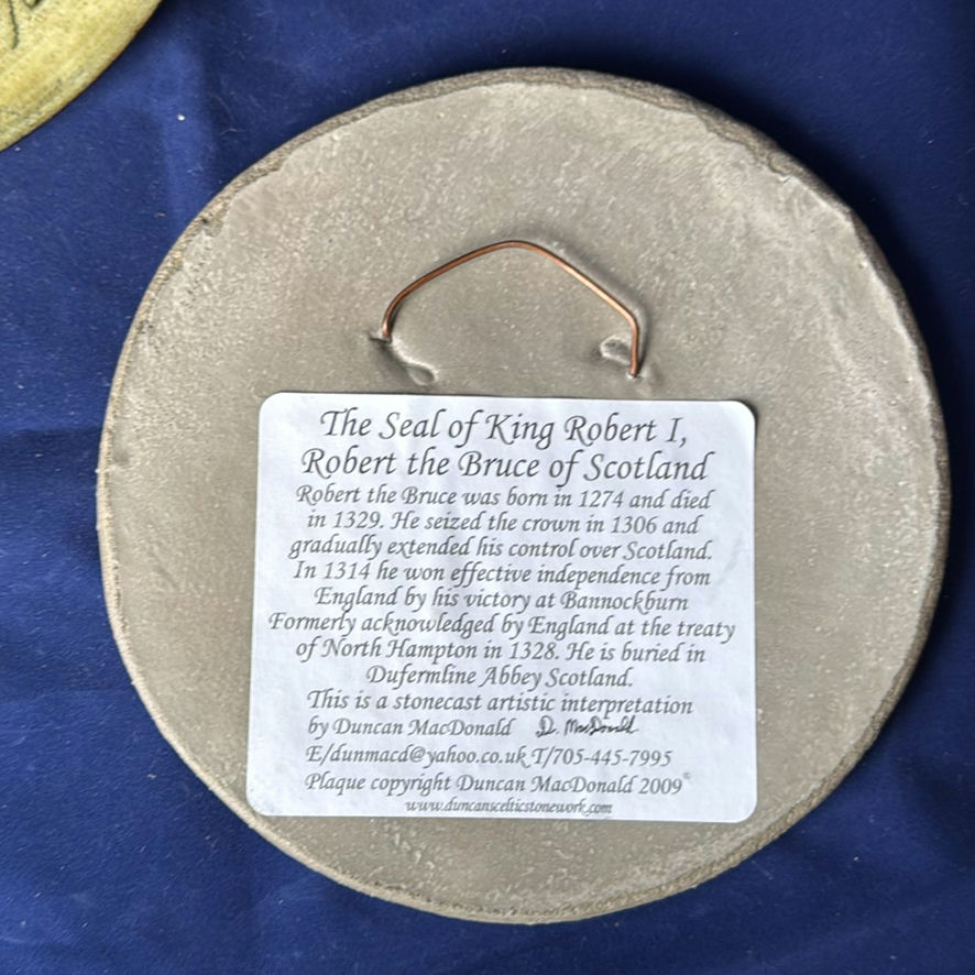 Royal Crown Derby Horse Plate, Robert The Bruce Plaque And - image 8 of 11