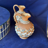 Doulton Lambeth Silicon Ware Ewers and Caramel Slag Glass - thumbnail 3 of 20