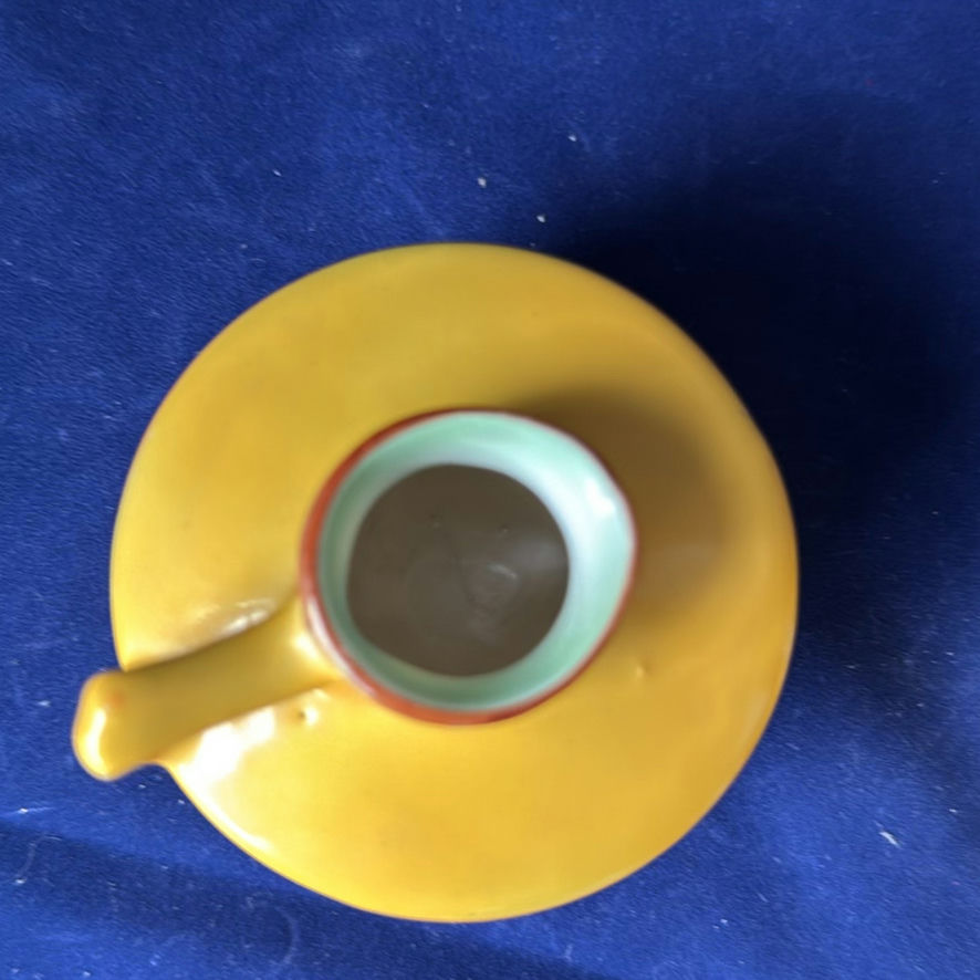 Vintage Yellow Pitcher And Royal Bayreuth Small Jug - image 5 of 10