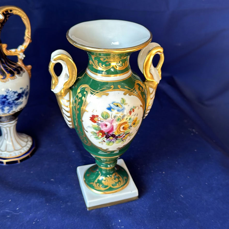 Antique & Vintage European Porcelain Vase Collection (3 Pieces) - image 7 of 14