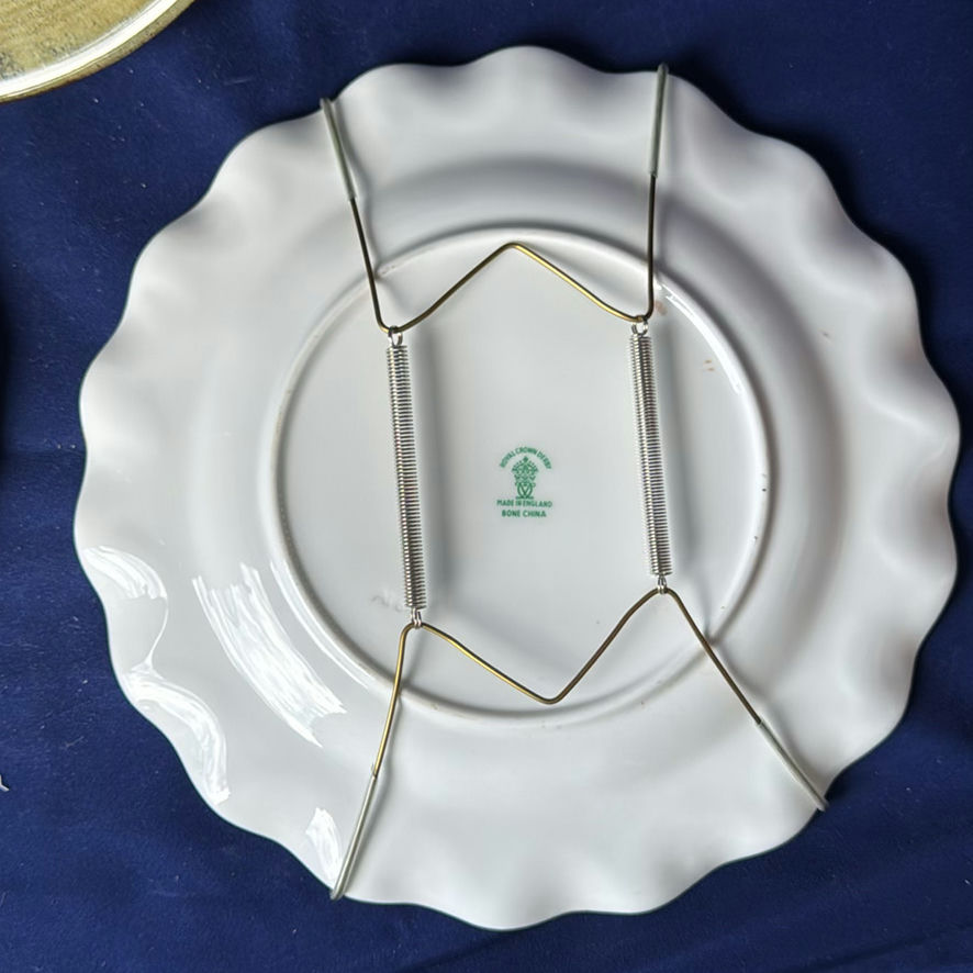 Royal Crown Derby Horse Plate, Robert The Bruce Plaque And - image 4 of 11