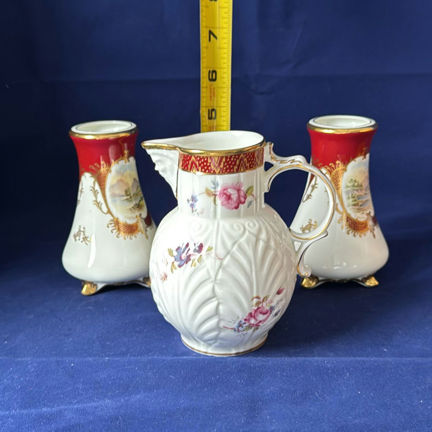 Coalport Jug And Vases - image 2 of 14