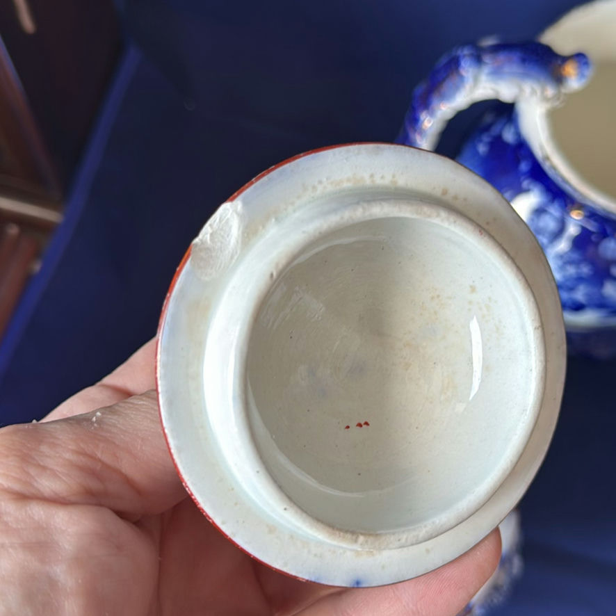 Victorian Flow Blue Porcelain - image 6 of 20