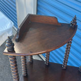 Wooden Corner Shelf Stand - thumbnail 3 of 8