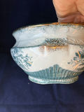 Antique WH Grindley England Semi-Porcelain Chamber Pot - Atlas Green Pattern - thumbnail 5 of 10