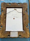 Antique C. 1890 Aurelio Innocenti Framed Porcelain Plaque "Non l'accende..." - Exceptional 1904 Provenance - thumbnail 7 of 13
