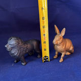 Vintage Cast Iron Rabbit And Lion Banks - thumbnail 2 of 10
